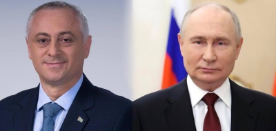President of the Republic of Abkhazia Badra Gunba and President of the Russian Federation Vladimir Putin Exchange Greetings on the 81st Anniversary of Victory in the Great Patriotic War