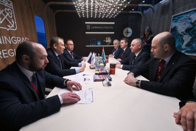 Аԥсны Ахадеи Ленинградтәи аобласт агубернатори аиҩызаразы аиқәшаҳаҭра рнапы аҵарҩит