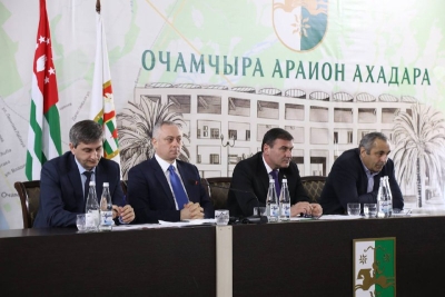 В Очамчыре состоялась встреча Президента Бадры Гунба с активом района