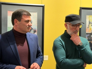 Вице-президент посетил открытие выставки Батала Джапуа «Нартский дом»